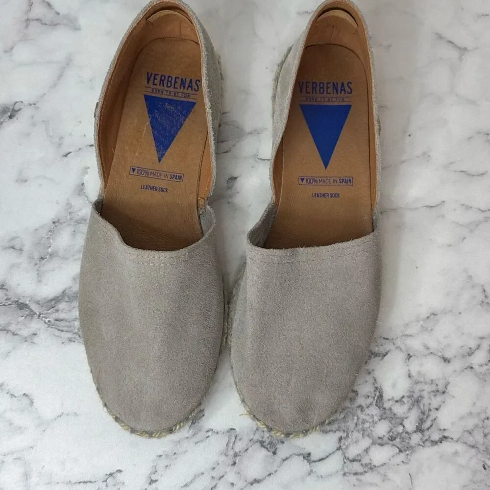 Verbenas Espadrilles Carmen Serraje Piedra 39